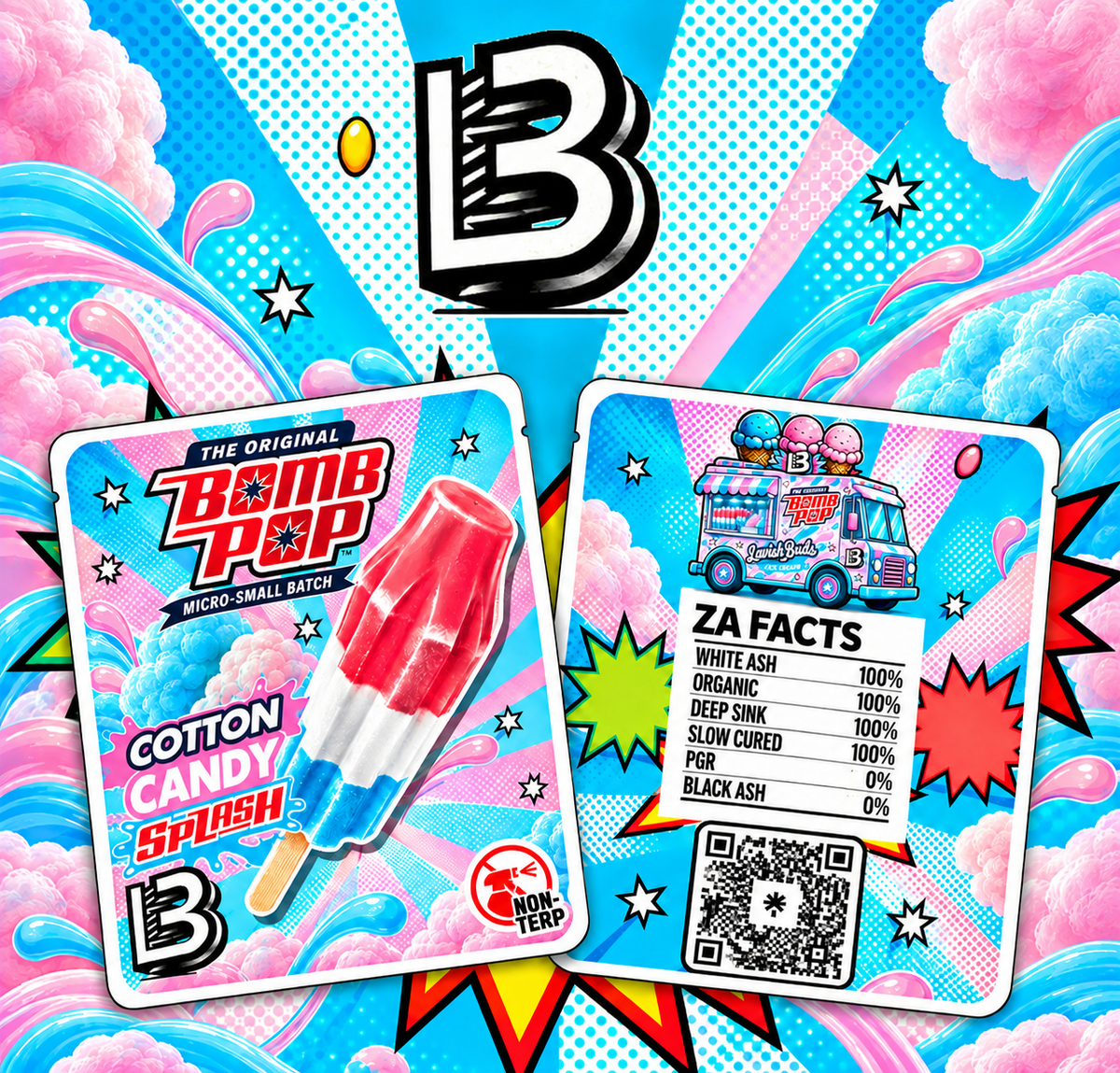 Cotton Candy Splash-Bomb Pop