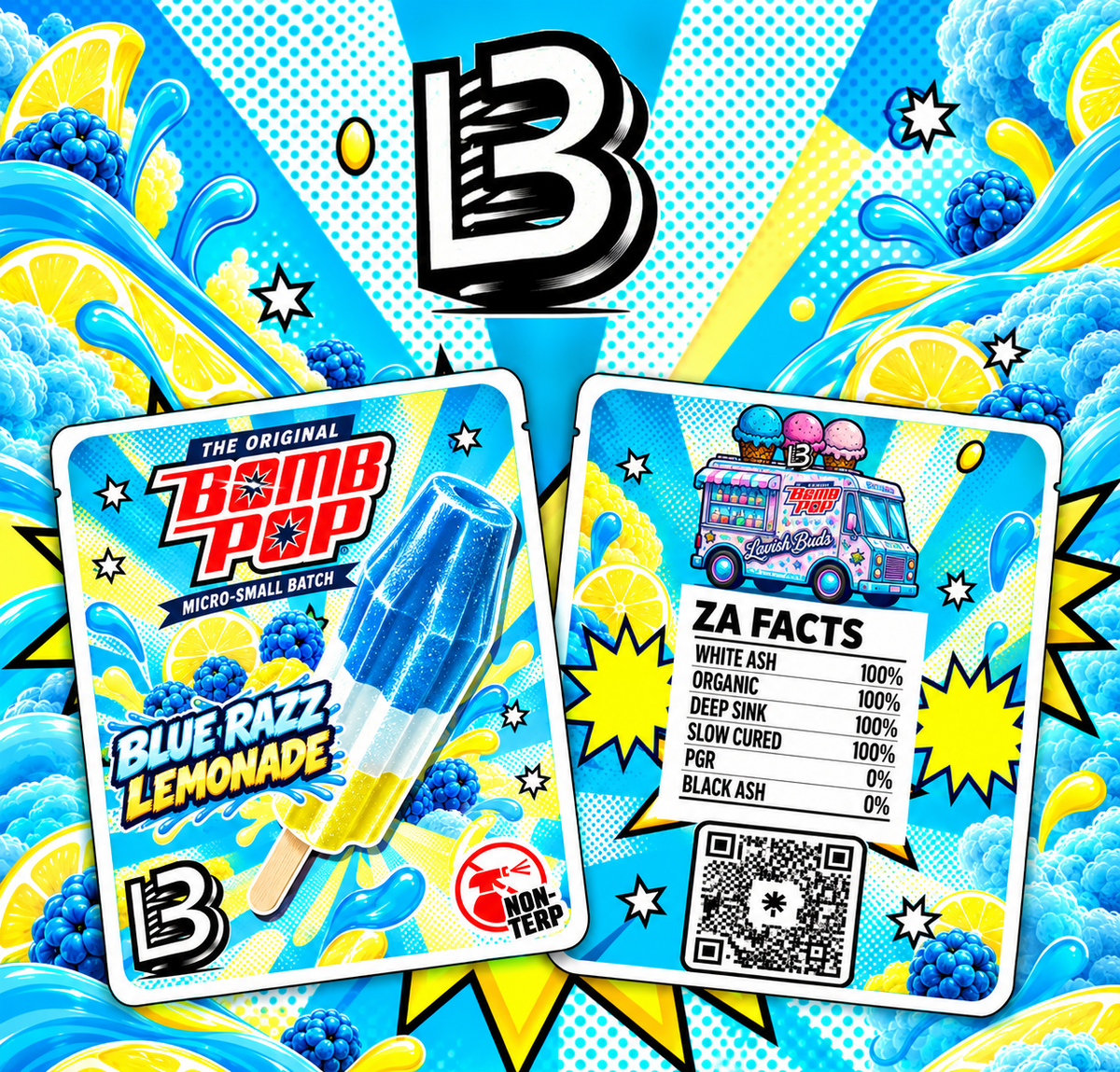 Blue Razz Lemonade-Bomb Pop